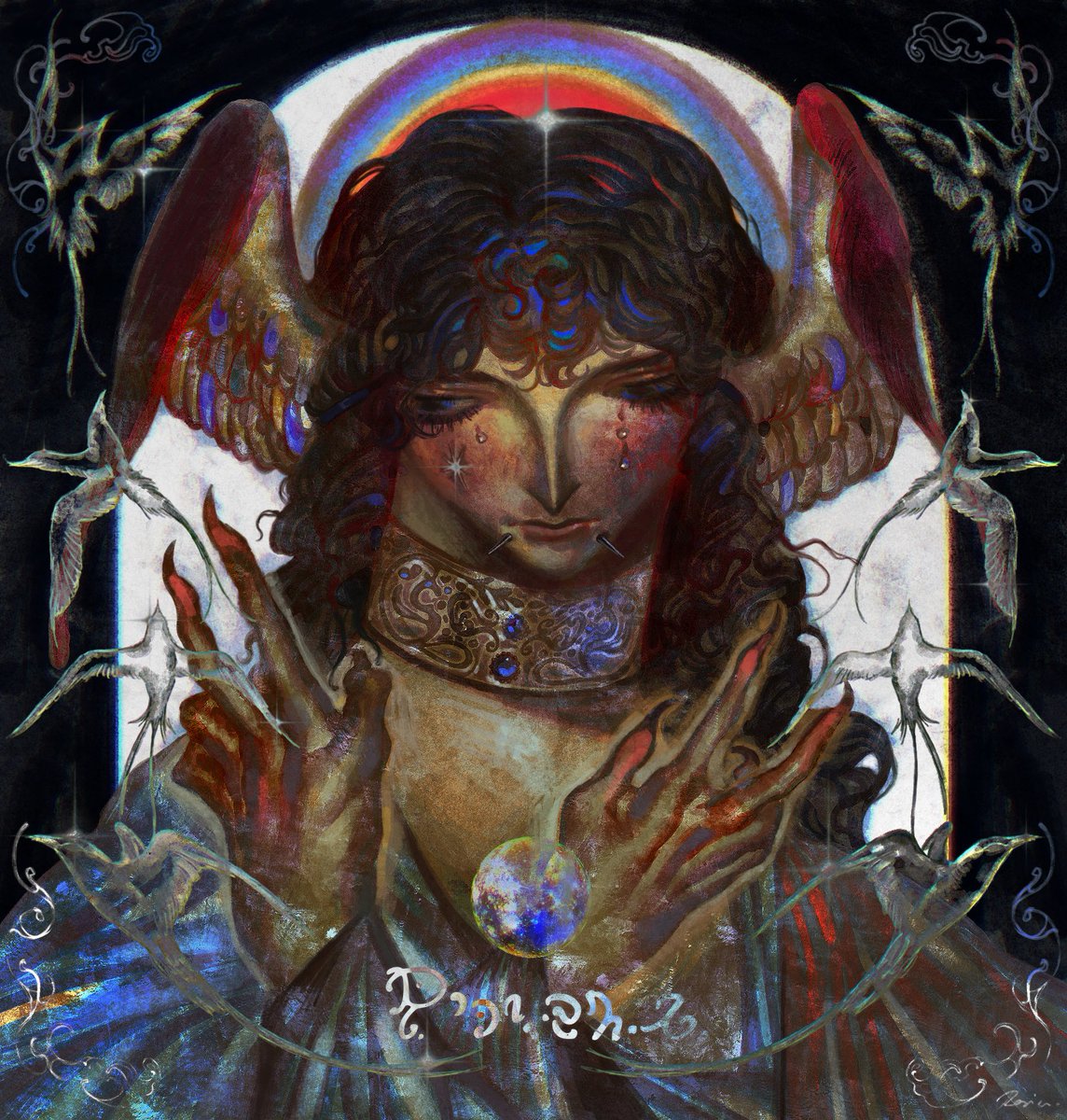 CahetelRosier's tweet image. Angel Basilisk