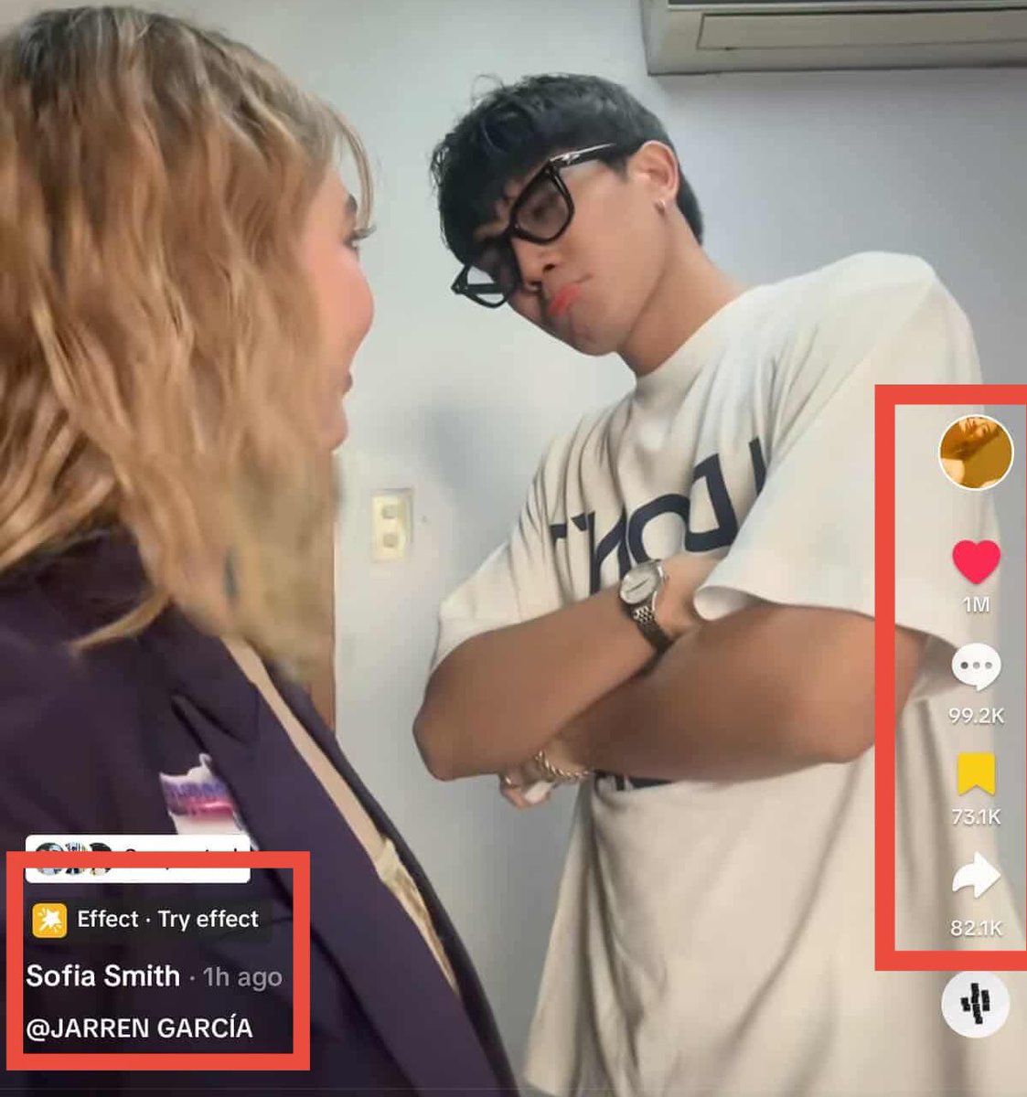 yveslaureent's tweet photo. this tiktok hit 1M likes in just 1 hour… numbers don’t lie ✨ https://t.co/d7XM2vGnkg