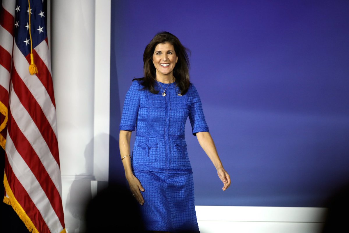 NikkiHaleyHQ's tweet image. New Poll 📈
Nikki Haley is polling second with 17% among moderate voters in the latest 2028 GOP Presidential @OvertonInsights poll
(6/23-6/26)