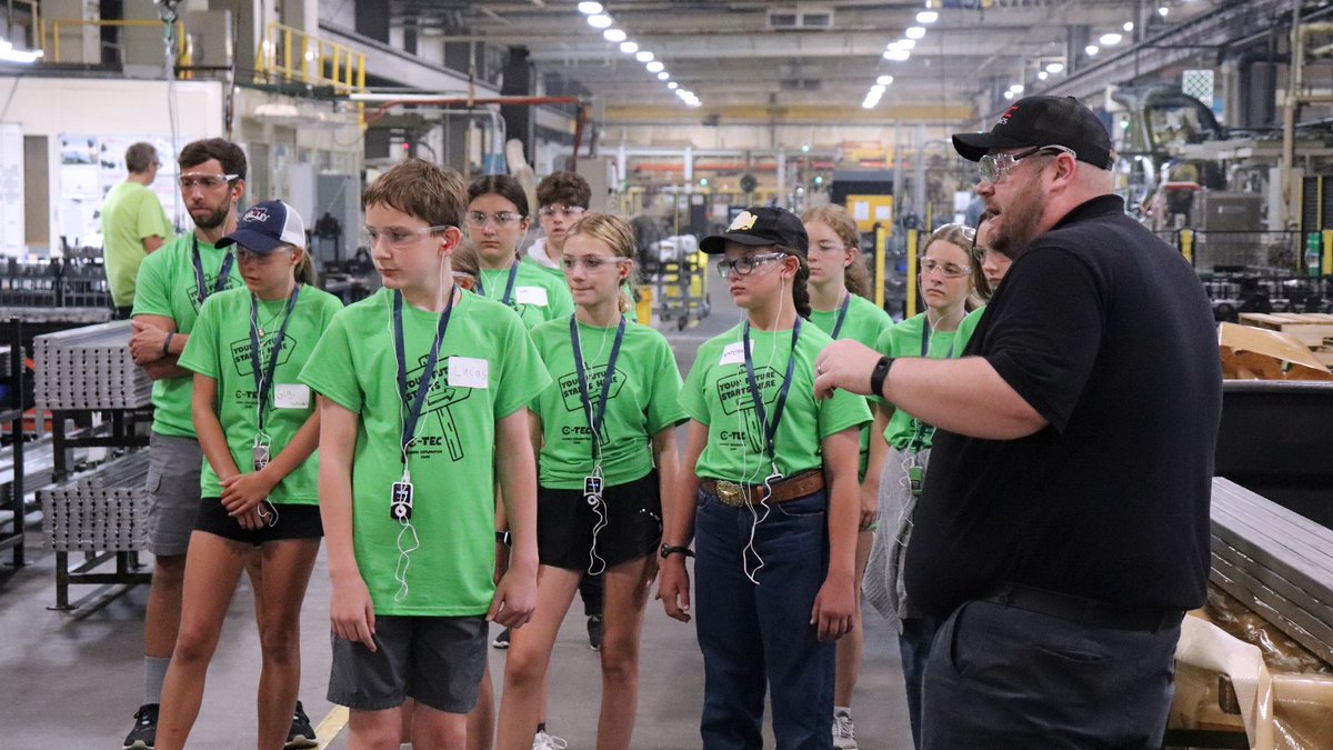 thk_tma's tweet image. On June 25, we welcomed campers from C-TEC’s Summer Camp for a day of learning, touring, and Q&amp;amp;A with our VP, Andrew Lower. Their energy and curiosity reflect a bright future for manufacturing! Thanks for visiting! #THK #TMA #CTEC #STEM #Manufacturing #EducationOutreach