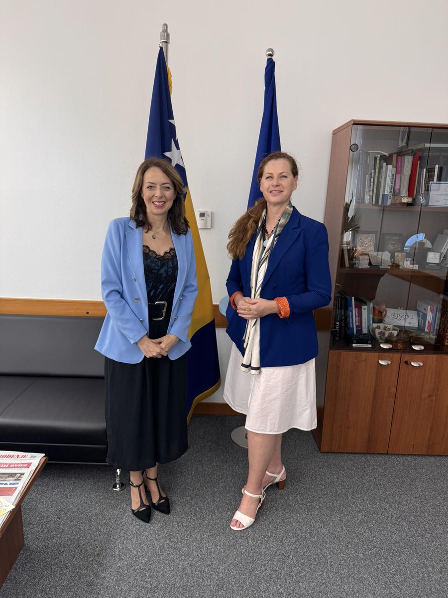 MacdonaldIngrid's tweet image. Grateful to Ministers @EdinForto, Dubravka Bošnjak, and @BunozaDavor for my farewell meetings and the strong collaboration between 🇺🇳 and 🇧🇦. It has been a privilege to work together in support of a more prosperous and sustainable future for Bosnia and Herzegovina.