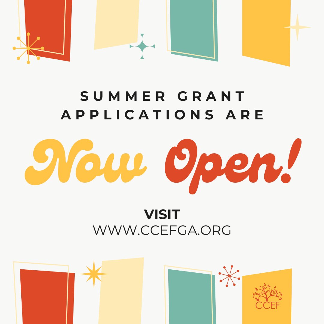 The Rapid and Impact Grant process is back for the 2025–2026 school year, giving CCSD teachers multiple chances to bring creative, classroom-changing ideas to life! 💡📚

🔗 Apply here: ccefga.org/grant-applicat…

#CherokeeCountySchools #ImpactGrants #RapidGrants #BackToSchool