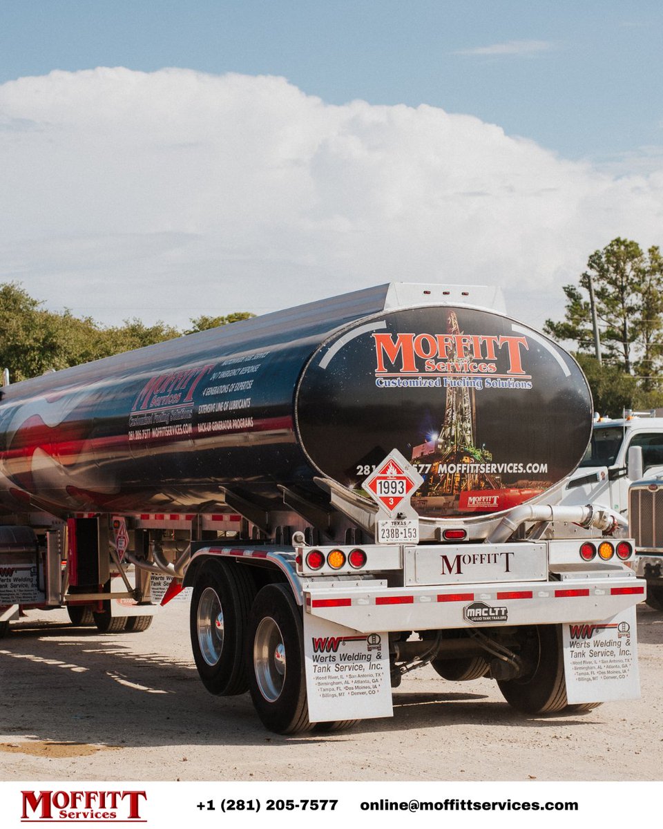 From construction sites to truck fleets, we deliver bulk fuel where and when you need it. ⛽ Dependable. Fast. Moffitt. #BulkFueling #OnSiteFuel #MoffittServices