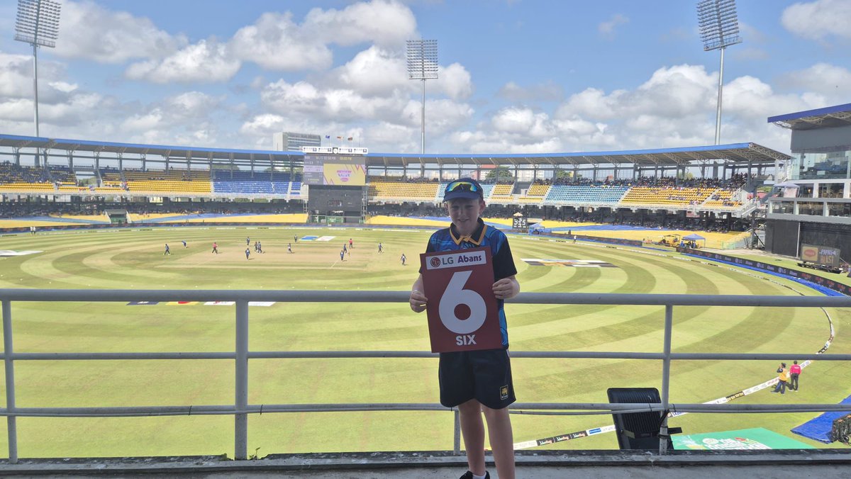 Even on holiday in Sri Lanka, our U11 captain, Luke Kane, still had to get his cricketing fix, as he attended the Sri Lanka versus Bangladesh 2nd ODI.

What an experience Luke, we hope you had a great day sampling cricket in a different, cricket mad, country!