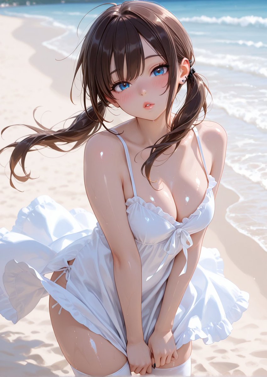 『風でスカートふわっとなって焦った😳💦 見えちゃった…？内緒だよ？』x.com/i/grok/share/n…