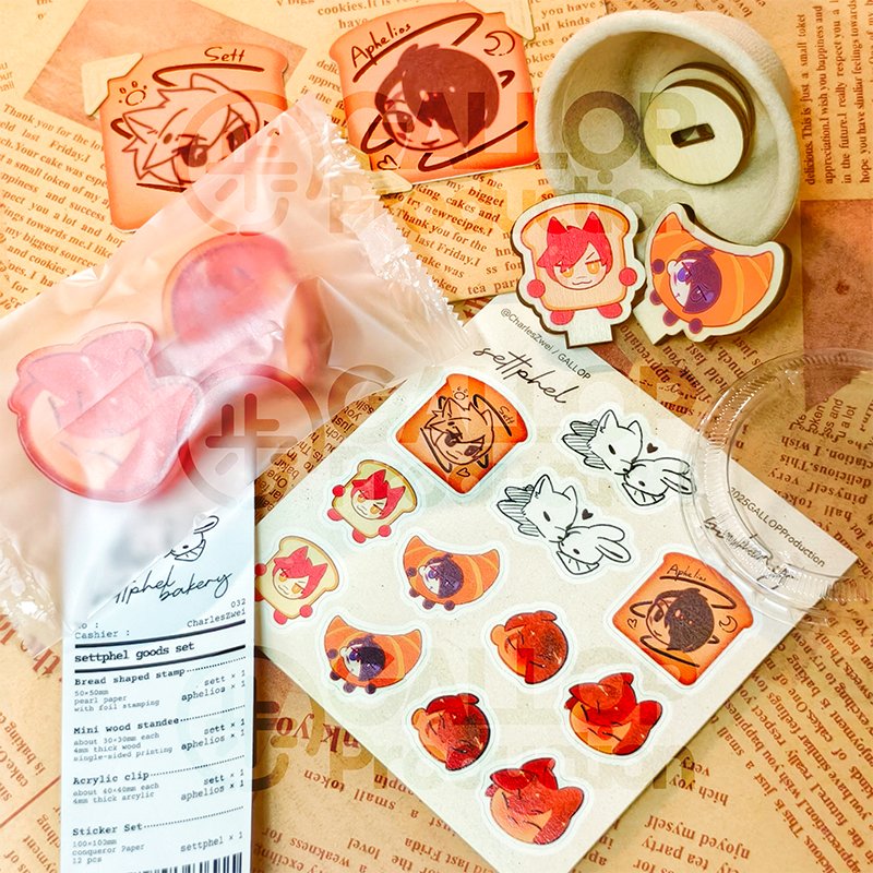 CharlesZwei's tweet image. took me for a long time but my new #settphel merch are now available!
↓❤️💙check it at the comment!