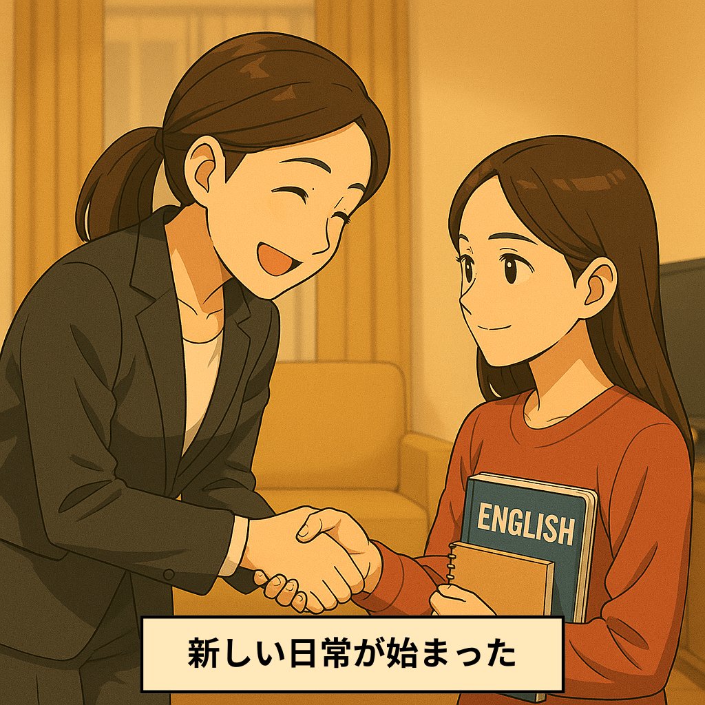 【100日後に夫婦を離婚させたい娘の物語：59日目】
母が娘の手を握った。あの日常は終わり、ここから新しい物語が始まった。