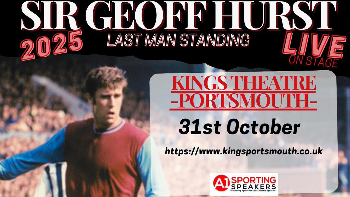 TheGeoffHurst's tweet image. Four autumn shows coming up. #Westham #1966 # England