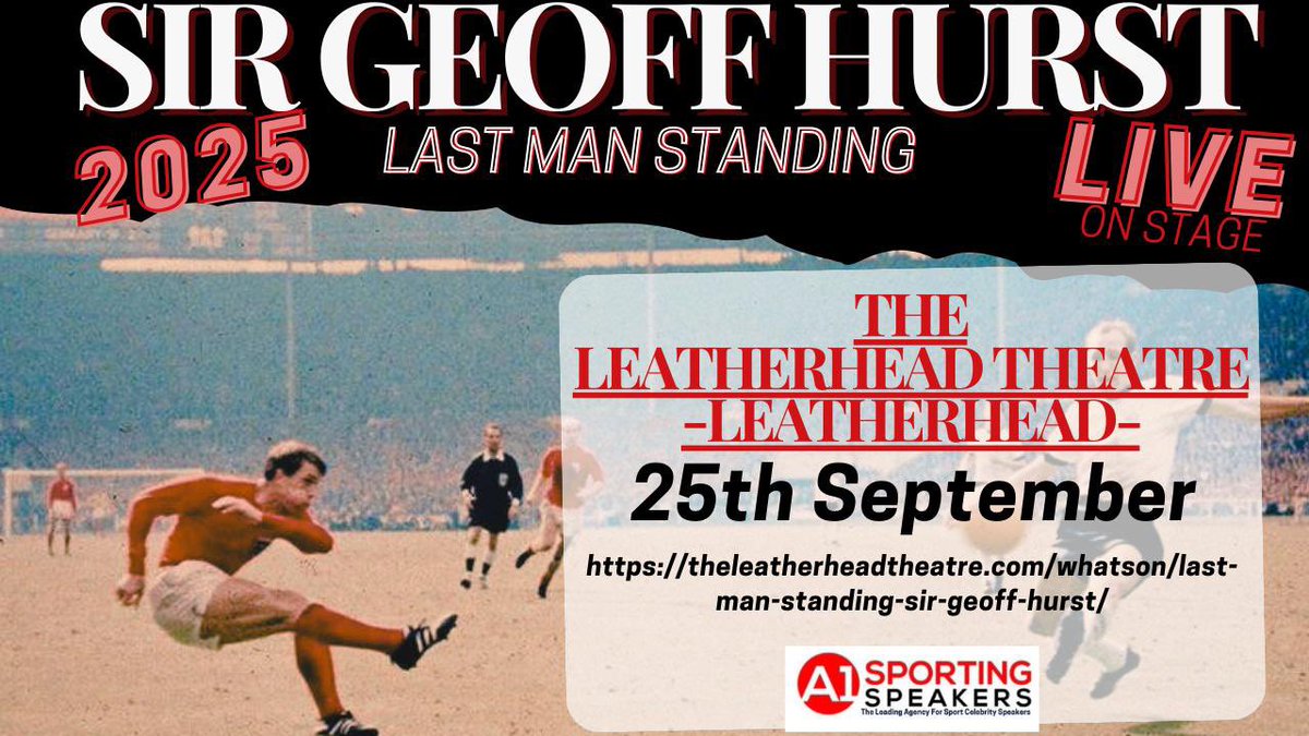 TheGeoffHurst's tweet image. Four autumn shows coming up. #Westham #1966 # England