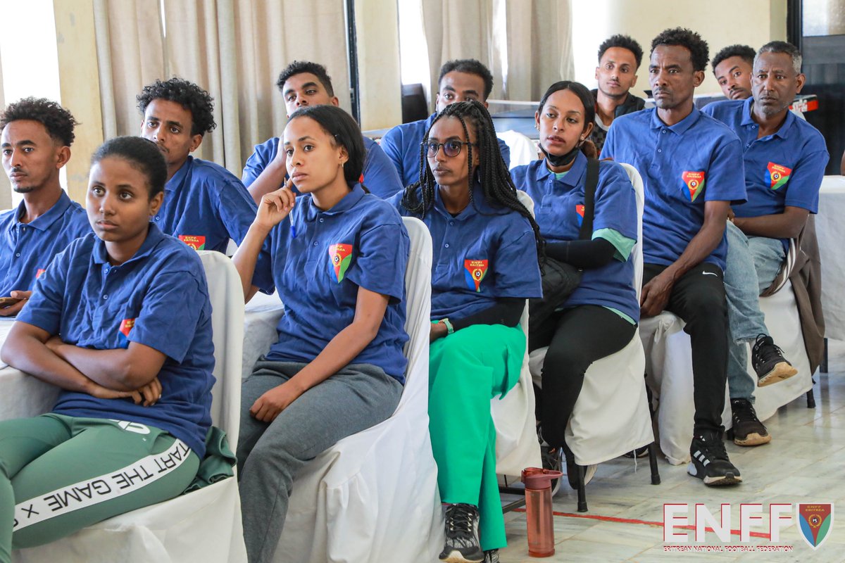 ENFFONLINE (@enffonline2023) on Twitter photo "The Eritrean National Football Federation (ENFF), in collaboration with <a href="/fifacom_fr/">FIFA (Français)</a> , is conducting a License-D coaching course for Physical Education teachers from all zones — empowering grassroots football with expert mentorship.
<a href="/Cecafaonline/">Cecafaonline</a> <a href="/CAF_Online/">CAF_Online</a> <a href="/FIFAcom/">FIFA</a>
<a href="/biniamb/">Biniam Berhe 🇪🇷</a> "The Eritrean National Football Federation (ENFF), in collaboration with <a href="/fifacom_fr/">FIFA (Français)</a> , is conducting a License-D coaching course for Physical Education teachers from all zones — empowering grassroots football with expert mentorship.
<a href="/Cecafaonline/">Cecafaonline</a> <a href="/CAF_Online/">CAF_Online</a> <a href="/FIFAcom/">FIFA</a>
<a href="/biniamb/">Biniam Berhe 🇪🇷</a>