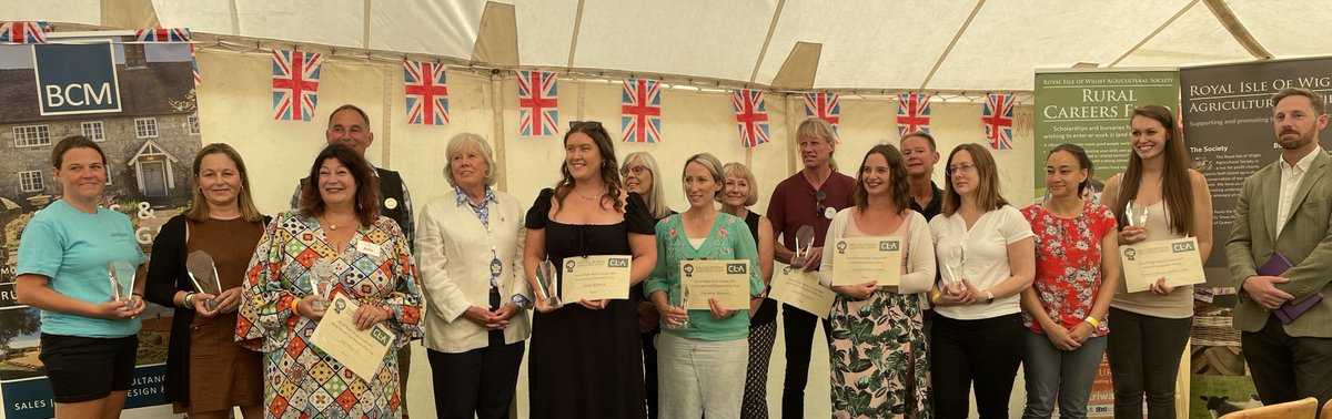 CLA South East (@clasoutheast) on Twitter photo We're at the Royal Isle of Wight County Show this weekend, celebrating the winners of our rural awards at a reception on Saturday. Join us at 2.30pm in the members' pavilionย โ no need to book.
Here's last year's winners... looking forward to crowning the 25 cohort ๐ <a href="/CLAtweets/">Country Land & Business Assn</a> We're at the Royal Isle of Wight County Show this weekend, celebrating the winners of our rural awards at a reception on Saturday. Join us at 2.30pm in the members' pavilionย โ no need to book.
Here's last year's winners... looking forward to crowning the 25 cohort ๐ <a href="/CLAtweets/">Country Land & Business Assn</a>
