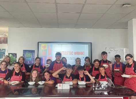 It's Official.... we are World Record Breakers!  Well done to Mrs Abbott and her Year 10 Food group (10E) who proudly took part in a Guinness World Record attempt for the largest number of people cooking the same dish simultaneously. <a href="/jamieoliver/">Jamie Oliver</a> and <a href="/wearewonde/">Wonde</a>