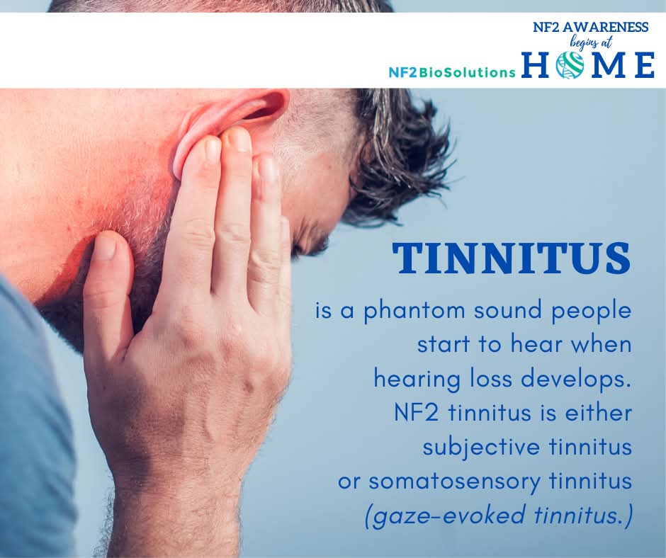 nf2biosolution1's tweet image. Midweek knowledge!!1
Did you know tinnitus affects MANY of those with NF2
The Four Different Types of Tinnitus:
Subjective tinnitus
Somatic tinnitus
Objective tinnitus
#endNF2 #NF2awareness