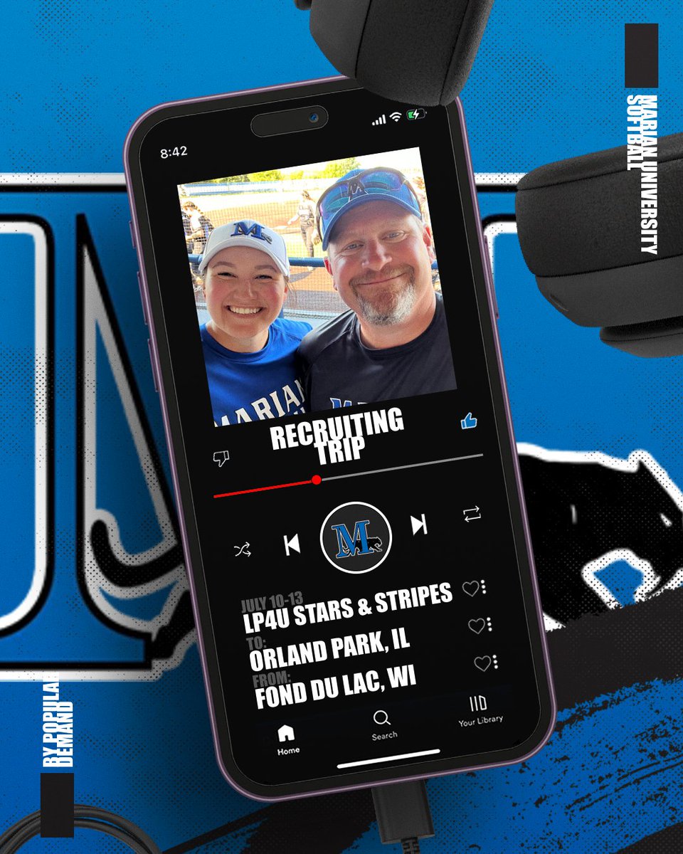 Marian University Softball (@mariansoftball) on Twitter photo Fond du Lac, WI➡️ Orland Park, IL
📍 LP4U Stars & Stripes
🥎 Coach Draves & Coach Brie
⬇️ Drop your schedules or email us!
<a href="/tdraves/">Tony Draves</a> <a href="/BriePasquale/">Brie Pasquale</a> Fond du Lac, WI➡️ Orland Park, IL
📍 LP4U Stars & Stripes
🥎 Coach Draves & Coach Brie
⬇️ Drop your schedules or email us!
<a href="/tdraves/">Tony Draves</a> <a href="/BriePasquale/">Brie Pasquale</a>