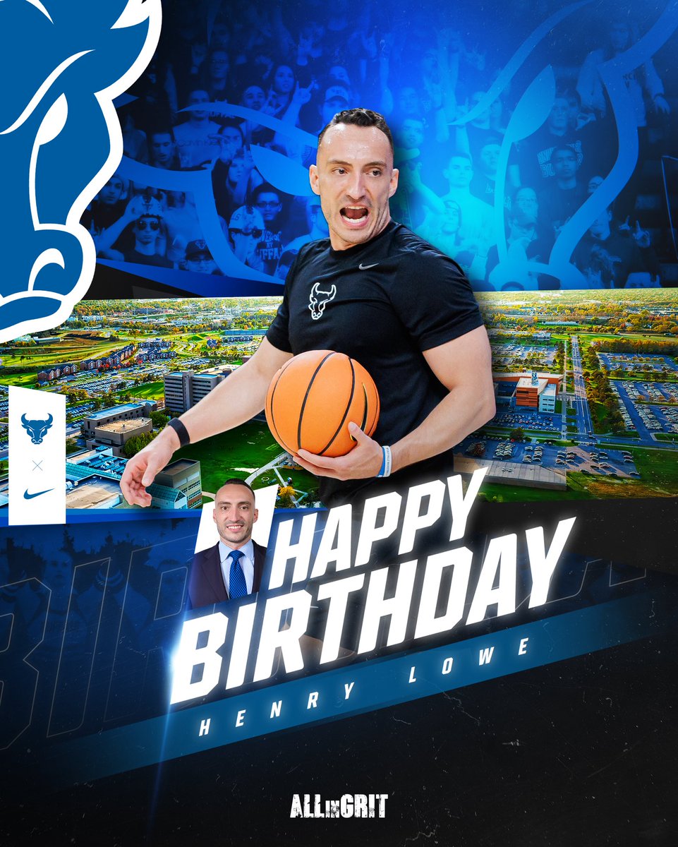 UBuffaloMBB's tweet image. Happy Birthday to our Assistant Coach @Henry_Lowe_ #ALLinGRIT 🤘
