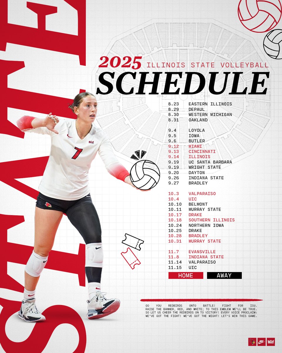 RedbirdVB's tweet image. A season you won't want to miss🤩
🎟️ goredbirds.evenue.net/events/VST