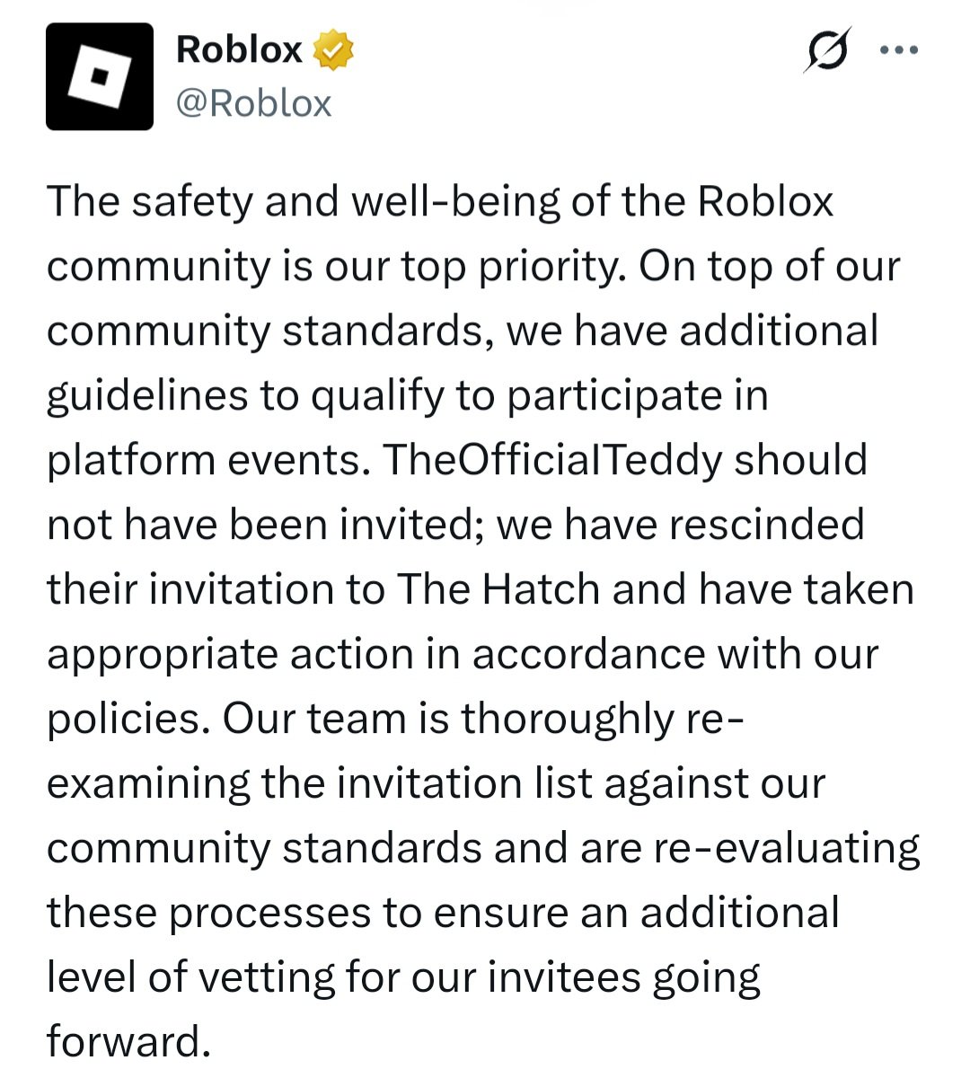 TrentJordanFan's tweet photo. i know david baszucki rightfully has been getting a lot of heat for the rampant online safety issues, but people need to start voicing their anger towards this man too.

matt kaufman is currently the chief safety officer at roblox, taking on a role that he is absolutely UNQUALIFIED for. alongside the moderation team, they've been responsible for the notable issues regarding player safety on their platform.

is there a reason why the company lied about re-examining the invites so it meets community standards?? is there a reason why groomers/pedophiles do not get booted off the platform even after community backlash?? is there a reason why the community is doing more work to make the platform safe than the multi-billion dollar corporation??

this is now the THIRD time the event has been overshadowed with a controversy regarding player safety, it shouldn't take another community boycott for this platform to take action on experiences that promote sexual/predatory behavior or vile actors that jeopardizes roblox's credibility regarding them protecting children from being groomed and preyed upon.

and what's worse is that roblox flat out lied to their community about making sure their invitees/experiences are following TOS. nothing is going to change until kaufman is either fired or both him and baszucki resign from their positions because players aren't going to regain roblox's trust again with the way they've been handling this event and online safety in general.