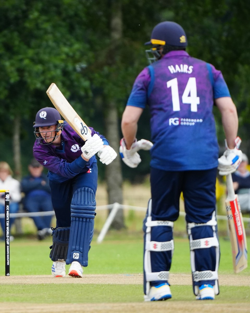 At the halfway stage, we've reached 75-3, with Oli Hairs and Charlie Tear in the middle 👊

📺 Watch live and on icc.tv!