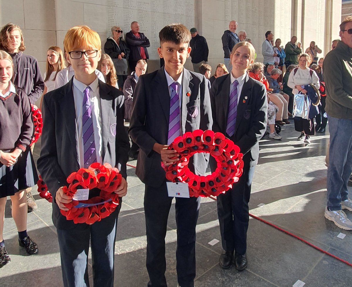 A particularly moving Last Post at the Menin Gate last night, with a visiting choir singing Amazing Grace during the wreath laying.  Our three representatives did Uckfield proud.