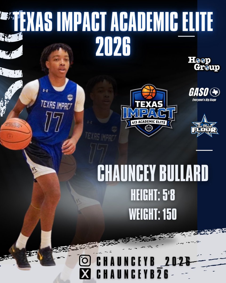 🧱 Glue Guy 🧱
Chauncey Bullard does the little things that WIN games:
🔹 High-level communicator
🔹 Takes charges  
🔹 Hits big shots in key moments
🔹 Makes winning plays that don’t show in the box score
🔹Floor General

📈 Coaches, don’t miss the intangibles this kid bring