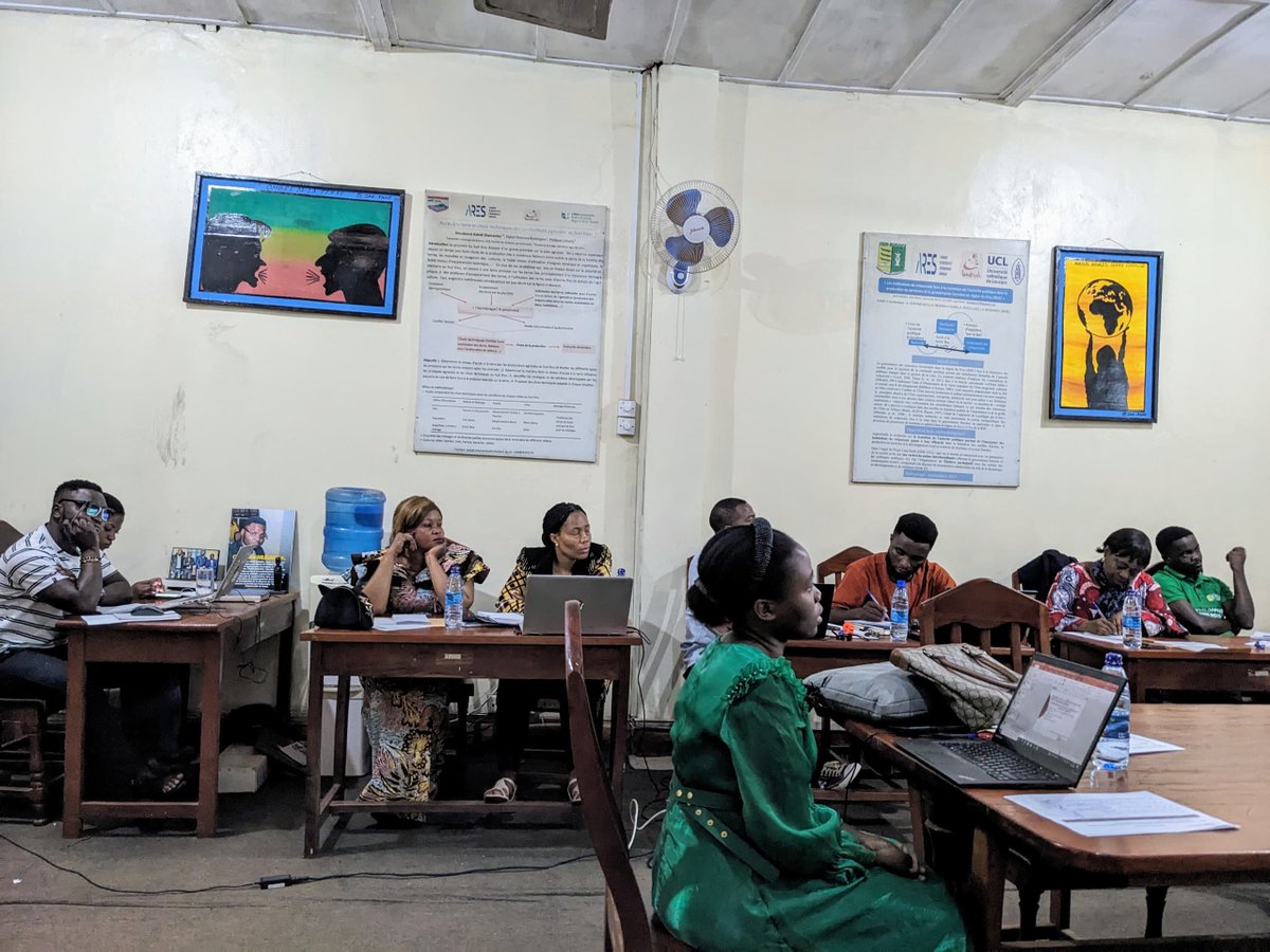 AngazaInstitute's tweet photo. [#ResourceRush] Un atelier de #RenforcementDesCapacités est organisé à l’attention des agents impliqués dans la gestion administrative, financière et logistique au sein des services de l’@IsdrBukavu et du PRD Resource Rush, avec l'appuis d'ARES. https://t.co/S3m8plnnf3