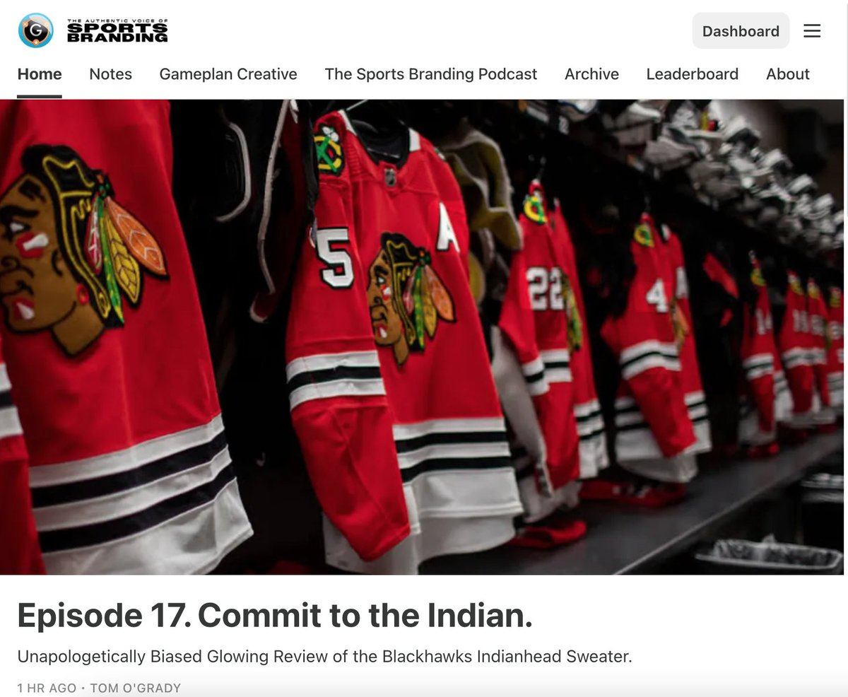 Sports Branding Fans!
At the link is a Masterclass how to critique team uniforms from Gameplan Creative and the Sports Design Agency.
substack.com/home/post/p-16…
Subscribe NOW to Sports Branding Substack before paid subscriptions will go into effect Sept. 1.
<a href="/UniWatch/">Uni Watch</a> <a href="/sportslogosnet/">SportsLogos.net</a>