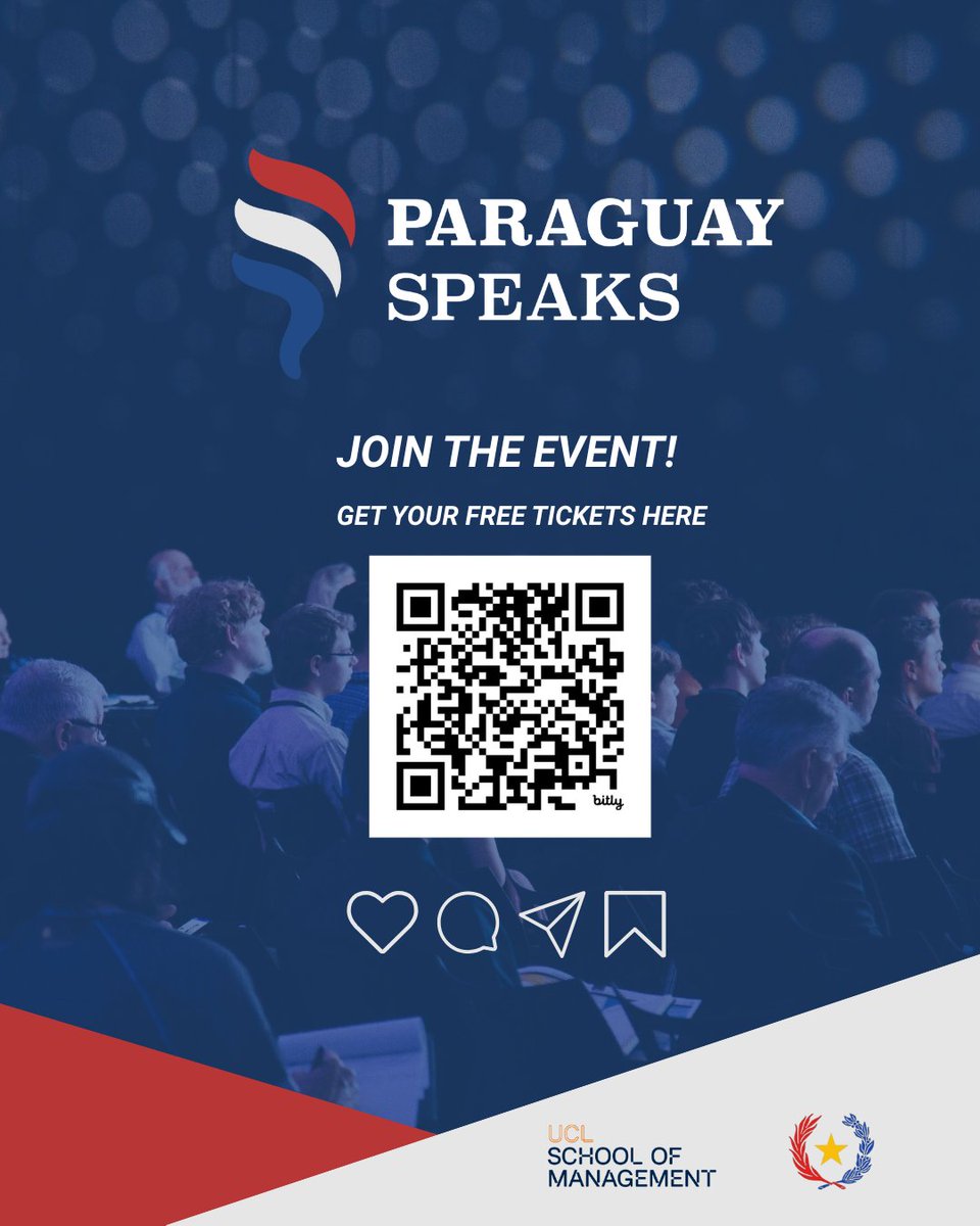🇵🇾 Paraguay Speaks Conference - London's premier academic event on Paraguay!

👥 For: Academics, researchers, diplomats, business leaders &amp; Paraguay enthusiasts 📅 Just 1 WEEK left! 🎟️ 

Get your FREE tickets here: linktr.ee/paraguayspeaks

#ParaguaySpeaks #Paraguay #London