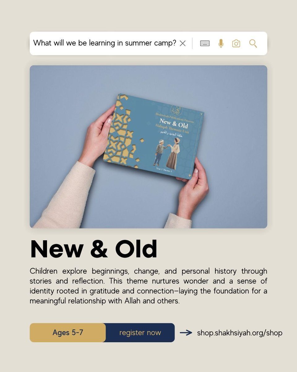 From big beginnings to everyday change—our youngest learners explore wonder, growth, and their place in the world through meaningful stories and joyful reflection. 
📅 28 July – 29 August 
🐣 Early bird: £100 until 14 July 
🔗 Register now: shop.shakhsiyah.org/shop