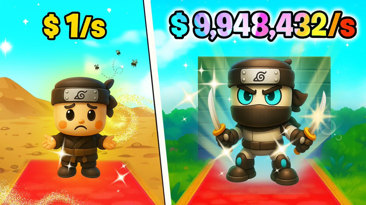 🚨 NEW TYCOON JUST DROPPED!
Get rich, go crazy, and collect them all in Steal a Brainrot 🧠💸
🔥 55 Brainrots to collect
🤖 10 Robots, 🧟 9 Zombies
💸 Earn money even while you're AFK
🔁 Rebirth to unlock special abilities
🎁 And be quick — the Mystery Box won’t wait!

Can you