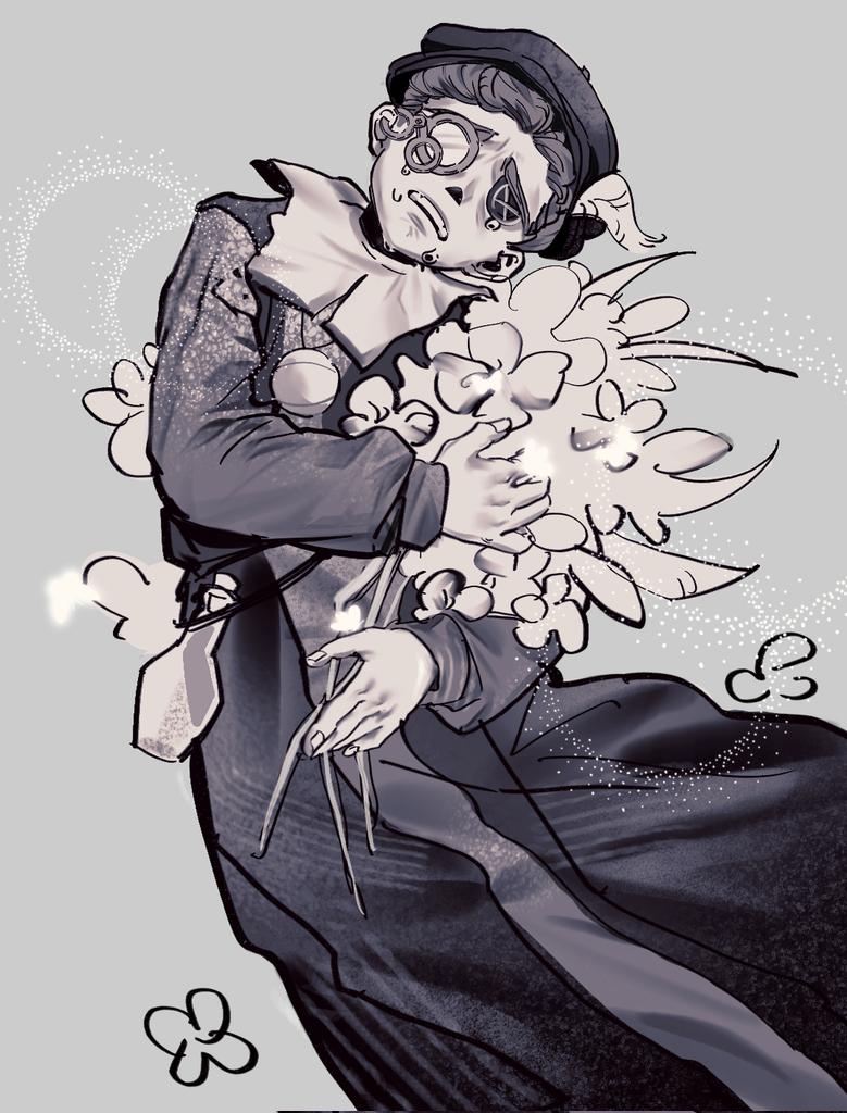 到最后什么也抓不住的伊始新篇
#identityVイラスト #identityv #idv
#Orpheusidv #OrpheusDeross