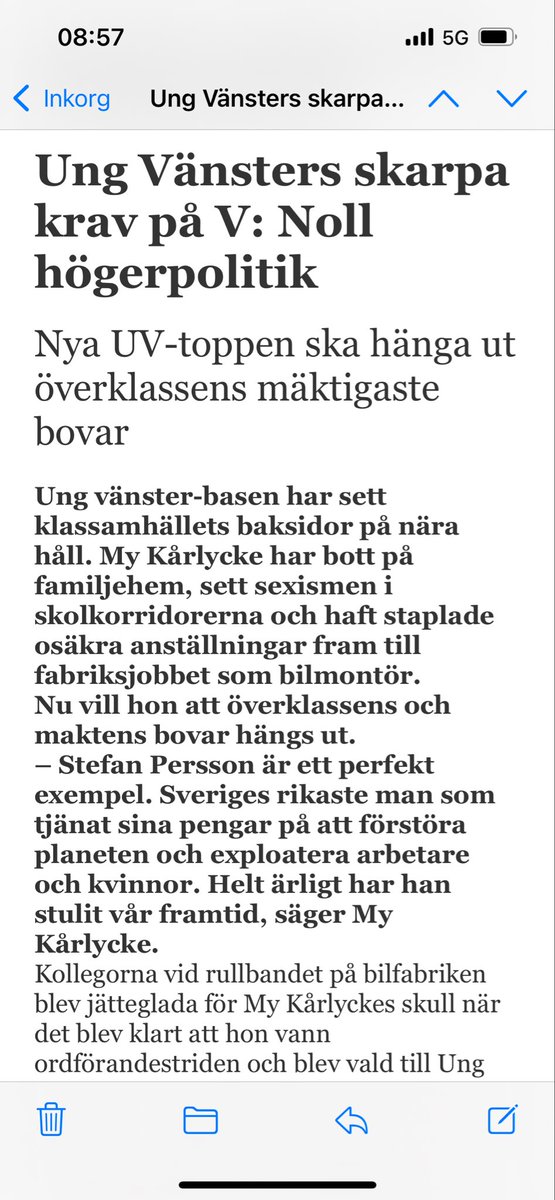 SternStefan's tweet image. Vänsterpartiet är numera helt impregnerat av radikaliserad antisemitism — och partiets ungdomsförbund hyser tankefigurer enligt nedan. 2026 års relevanta regeringsfråga blir om något parti, aktivt eller passivt, kan basera sin regering eller underlag på ett sådant extremt parti.