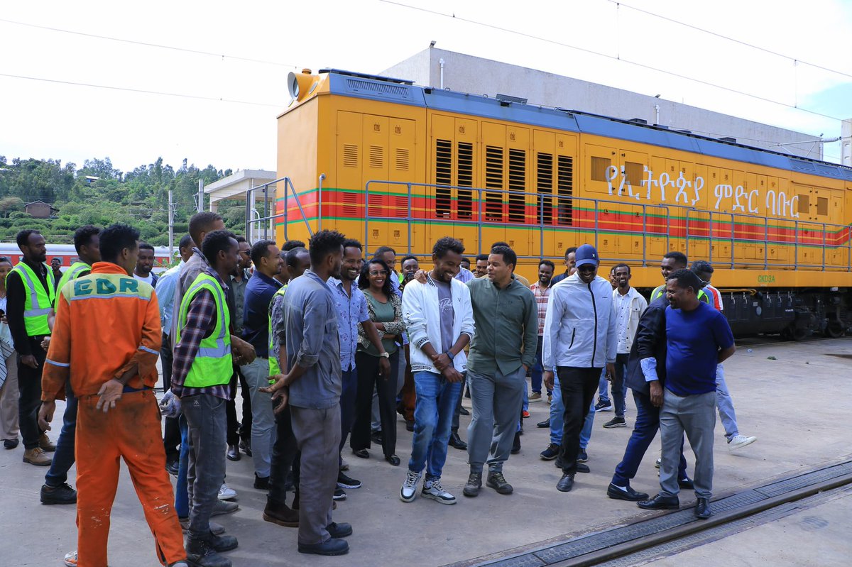 TakeleUma's tweet image. Another Milestone for the Ethio-Djibouti Railway (EDR)!

Our  Rolling Stock Team has once again demonstrated exceptional skill by successfully overhauling a locomotive that had been out of service since its arrival in 2017. 
This marks the 5th shunting locomotive (diesel)…