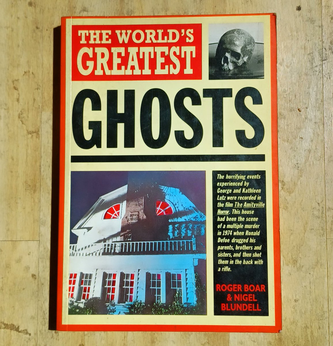 reviewwales's tweet image. Who else owned – or still owns – this spooky classic? 👻
First published in 1983, the yellow and red cover features the Screaming Skull of Bettiscombe Manor in Dorset and the good old Amityville Horror house.
“The World’s Greatest Ghosts” indeed — it terrified a generation! 👻