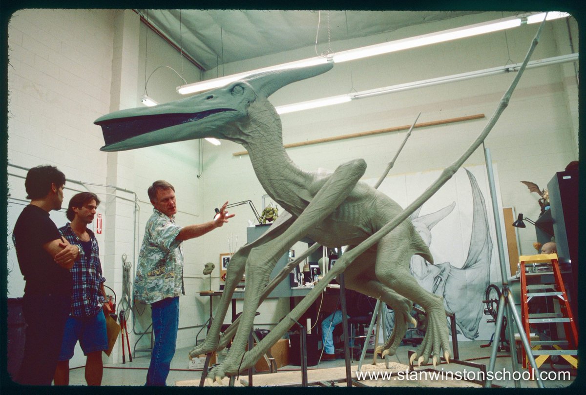 SWS was pushing the idea of reusing the LW designs to save R&amp;D coasts, but Joe Johnston wanted new designs anyway, had JP3 followed the LW designs, Pteranodon would have looked similar to the unused puppet from LW, but as full body model.

#jurassicpark #JurassicWorldRebirth