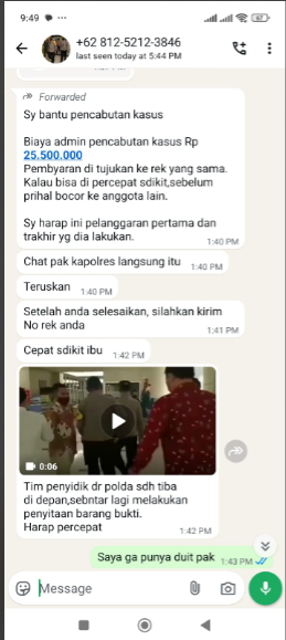 xenalogo's tweet photo. @ListyoSigitP @Dennysiregar7 @tempodotco @BANKBRI_ID @Gerindra @prabowo @CCICPolri @mohmahfudmd @karniilyas Kemudian menelpon korban lagi 
dan melakukan pemerasan dan korban tidak penuhin https://t.co/55WITtri9l