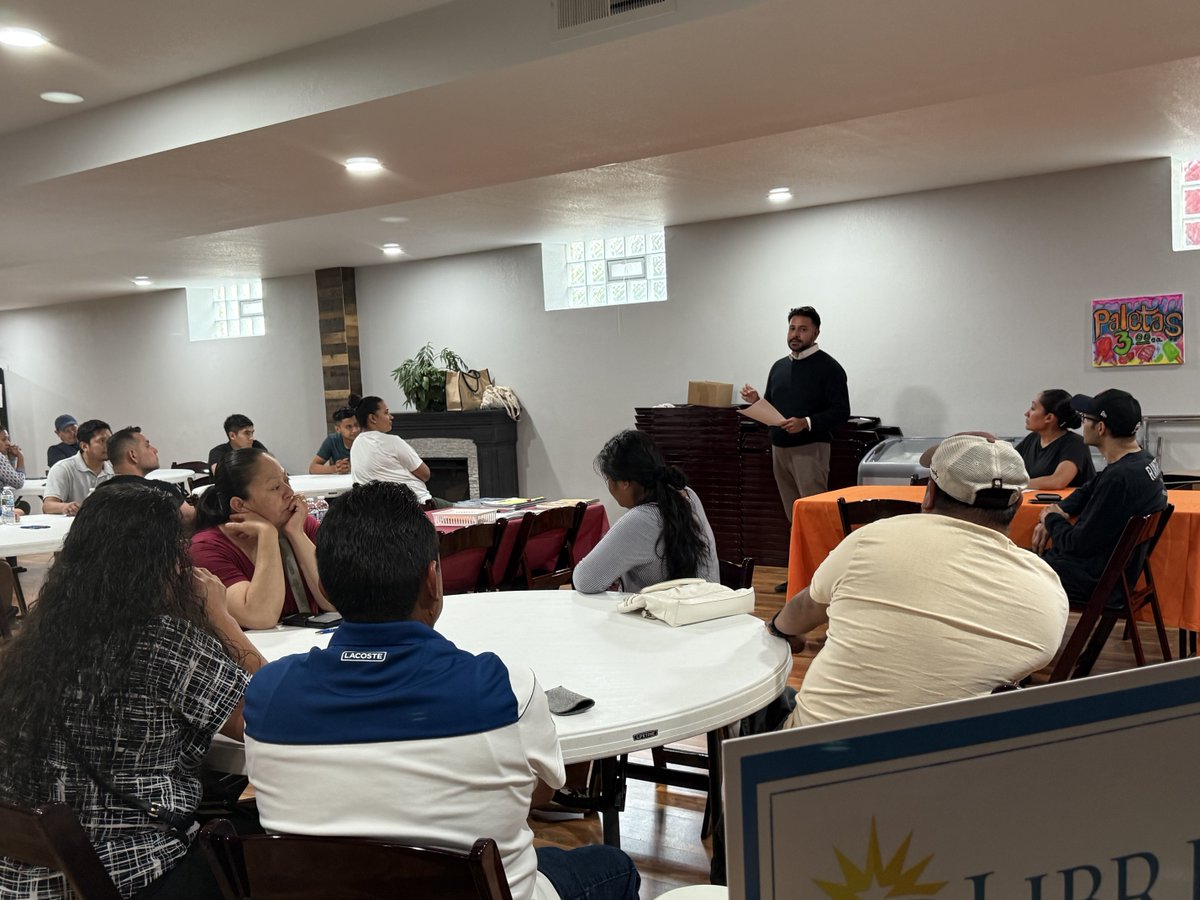 LIBREWisconsin's tweet image. We had a fantastic turnout at our 1st ESL class at Ministerios ALMAS. If you are interested in ESL classes, register today!
@LIBREinstitute