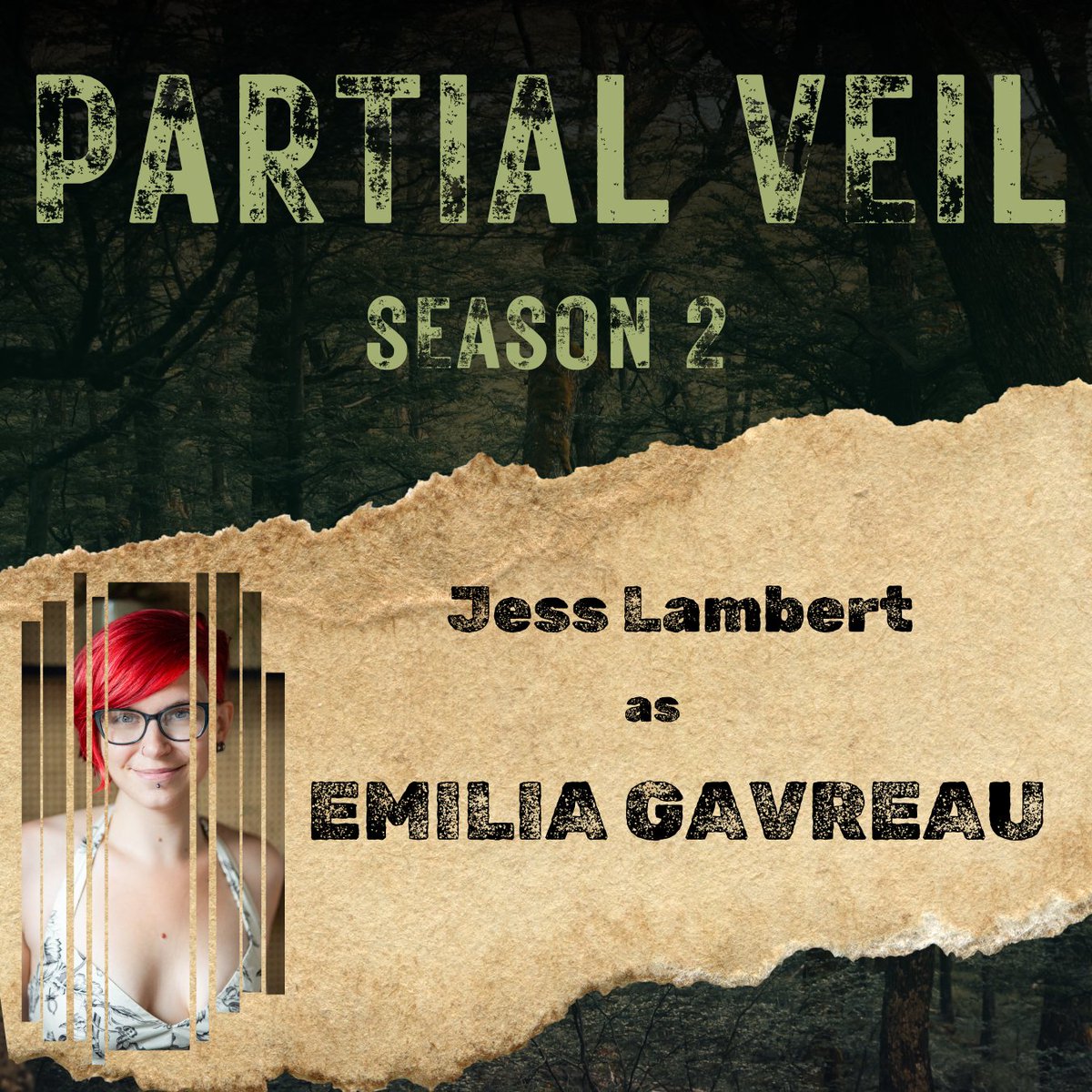 The extraordinary Jess Lambert joins the partial veil cast as Emilia Gavreau AND sings the season 2 outro song, Black Forest Hymn. What an absolute star! 🤩

#audiodrama #fictionpodcast #folkhorror #thriller #eldritchhorror #indieproduction