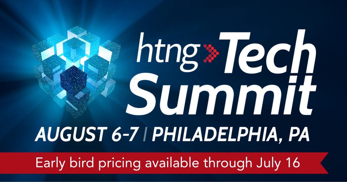 Deep dives. Smart strategy. Real solutions.

At this year’s HTNG Tech Summit, attendees will collaborate and problem solve within HTNG working groups to tackle the most pressing challenges in hospitality tech, including:

🔵 Expanding HTNG Express
🔵 The Future of Hospitality