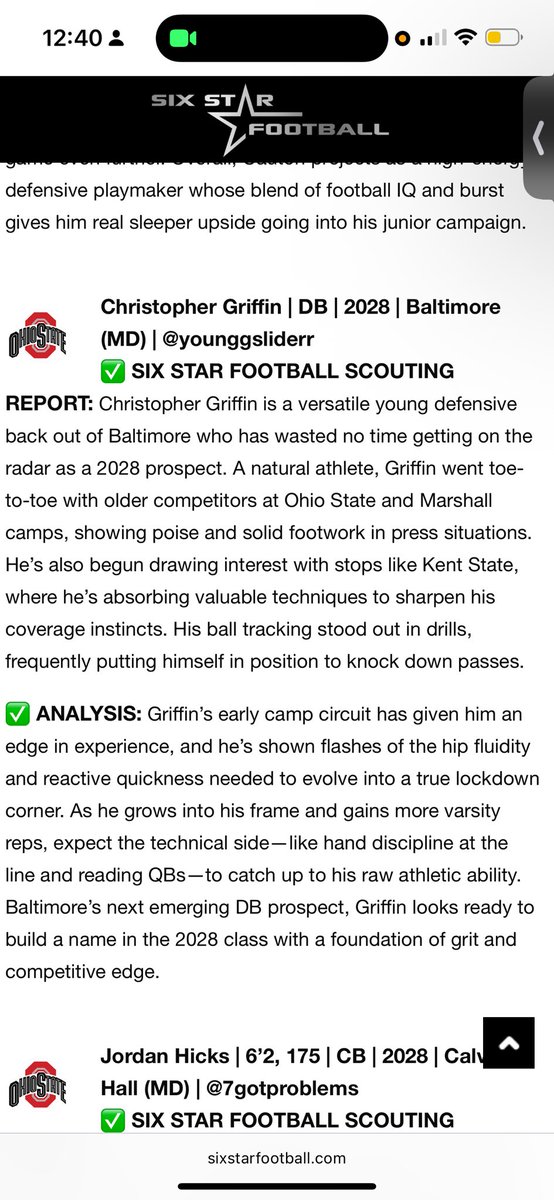 Christopher Griffin (@younggsliderr) on Twitter photo Thank you <a href="/sixstarfootball/">Six Star Football | PLUS+</a> for the recognition!!!
<a href="/CoachJdubSFA/">Justin Winters</a>
<a href="/On3sports/">On3</a> <a href="/EdOBrienCFB/">EdOBrienCFB</a> Thank you <a href="/sixstarfootball/">Six Star Football | PLUS+</a> for the recognition!!!
<a href="/CoachJdubSFA/">Justin Winters</a>
<a href="/On3sports/">On3</a> <a href="/EdOBrienCFB/">EdOBrienCFB</a>