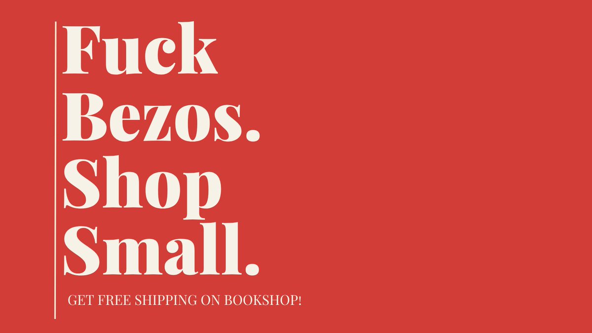 🚫 Skip Prime Day. Shop small instead.
Our books are on Bookshop.org, where you get FREE shipping &amp; your $$ supports indie bookstores, not billionaires.

Link: bookshop.org/shop/unsolicit…

#AntiPrimeDay #ShopIndie #ReadIndie #PrimeDay
