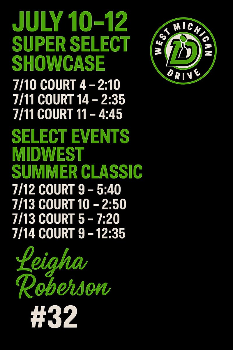 Leigha Roberson (@leigharob24) on Twitter photo Super excited for the next couple days! Finishing off AAU season right. <a href="/PGHMichigan/">Prep Girls Hoops Michigan</a> <a href="/LBInsider/">Jason Wilkins (Wilkins Report)</a> <a href="/JrAllStarBB/">Jr. All-Star Girls Basketball</a> Super excited for the next couple days! Finishing off AAU season right. <a href="/PGHMichigan/">Prep Girls Hoops Michigan</a> <a href="/LBInsider/">Jason Wilkins (Wilkins Report)</a> <a href="/JrAllStarBB/">Jr. All-Star Girls Basketball</a>