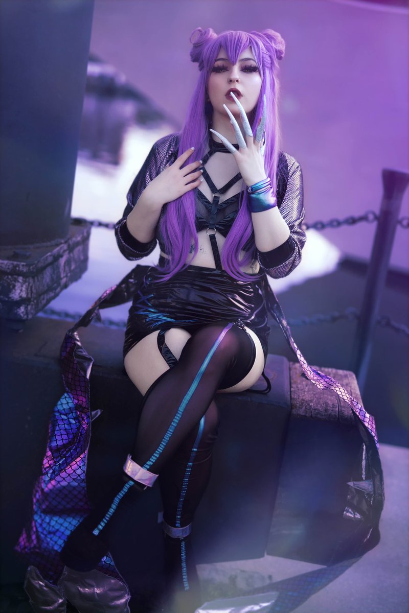 Purple_Peachh's tweet photo. Villain 💜🖤 #LeagueOfLegends #evelynn @LeagueOfLegends https://t.co/Gbo9bzENoO