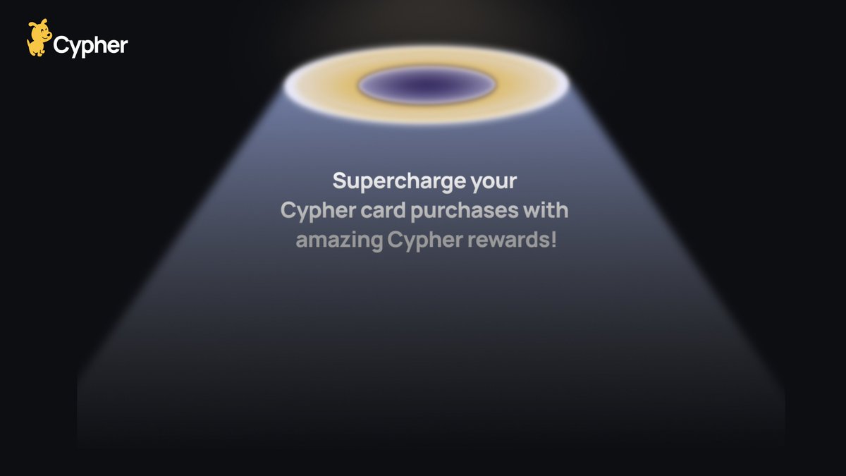 What if every swipe earned you crypto…
and every referral paid you even more?

That’s Cypher Protocol 🐶🔜