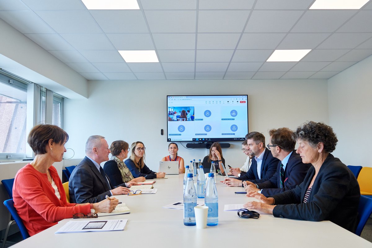 CommissionerHR's tweet image. Glad to welcome today in Strasbourg and exchange with a group of MEPs from #LIBE @Tineke_Strik @K_Smiszek @MicWawrykiewicz