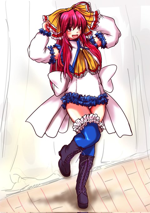 今月三連休が2回あるんよなぁ、
ただいま(¦3ꇤ[▓▓]
#アルムちゃそ のコスプレ絵
#オリキャラは性癖の見本市 