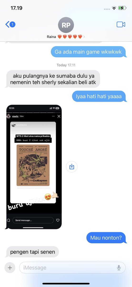 YesItsFaiq's tweet photo. Bojo pengen nonton Peterpan ❌
Bojo pengen nonton Touché Amoré ✅ https://t.co/lySsmpdMzY