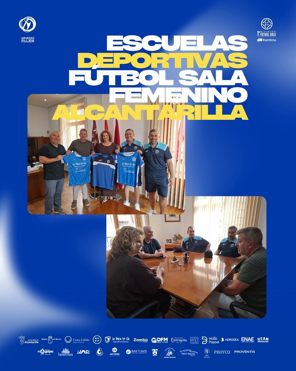 Se ha formalizado el acuerdo de colaboración entre LBTL Futsal y Alcantarilla Deportivo para la creación de las primeras escuelas deportivas de fútbol sala femenino en el municipio. Un gran paso para seguir impulsando el deporte femenino, con el respaldo de ayuntamiento.