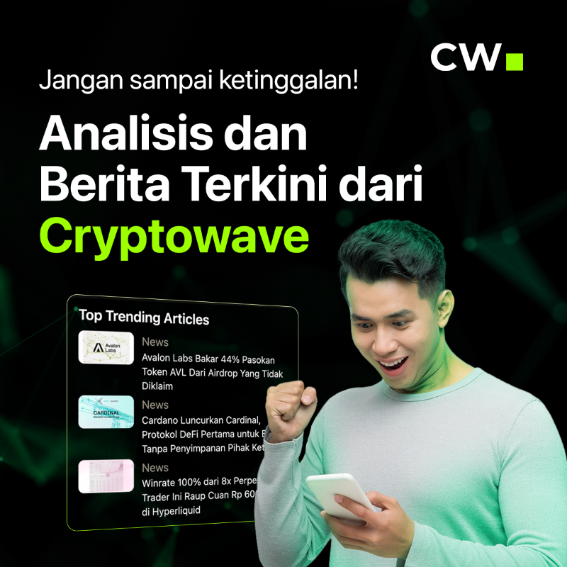 CryptoWaveID's tweet photo. CryptoWave Media menyediakan berita aset digital dan outlook macro secara lengkap.

Semua dapat diakses secara GRATIS melalui aplikasi CryptoWave.