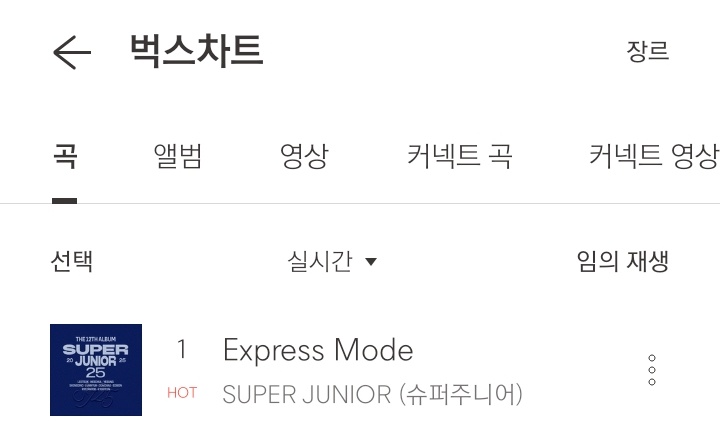 Super Junior Charts (@sj_charts) on Twitter photo Super Junior ‘Express Mode’ becomes their fastest song (main track) to debut and rank at #1 in Bugs Real-time chart!
Their last song to chart #1 in Soribada real-time chart is Blacksuit.
Super Junior Express Mode On
#SJ_20TH_EXPRESSMODE <a href="/SJofficial/">SUPER JUNIOR</a> Super Junior ‘Express Mode’ becomes their fastest song (main track) to debut and rank at #1 in Bugs Real-time chart!
Their last song to chart #1 in Soribada real-time chart is Blacksuit.
Super Junior Express Mode On
#SJ_20TH_EXPRESSMODE <a href="/SJofficial/">SUPER JUNIOR</a>