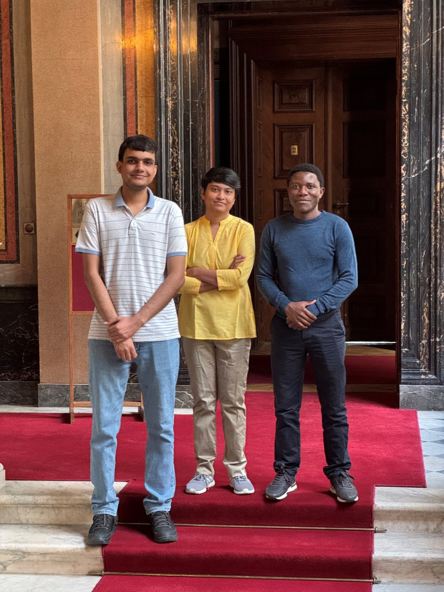 🎉 Big congrats to Amos Njeku, Shampita Das, and Akhil Kumar — winners of this year’s Second-Year Research Competition Fellowship!
Their dissertation research covers migration, resource games, and authoritarianism. 
Read more about their projects here: tinyurl.com/5xe2smza💡📊